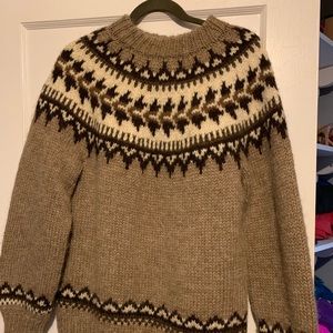 100% Wool Icelandic Sweater